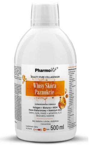 Pharmovit Włosy Skóra Paznokcie Zaawansowana formuła 500 ml