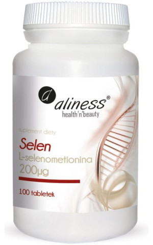 Aliness Selen L-selenometionina 200 µg 100 tabl