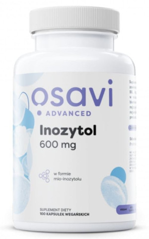 Osavi Inozytol (Mio-inozytol) 600 mg - 100 kapsułek wegańskich