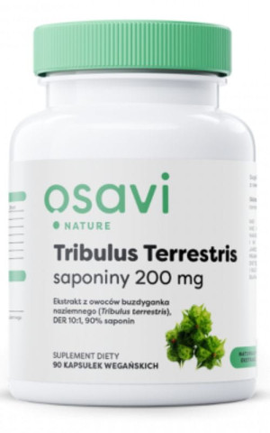 Osavi Tribulus Terrestris, saponiny 200 mg - 90 kaps. (buzdyganek naziemny)