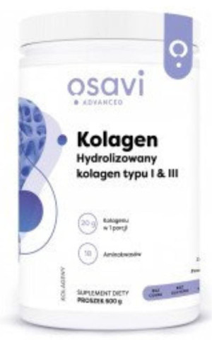 Osavi Kolagen, Hydrolizowany Kolagen I i III typu 600g