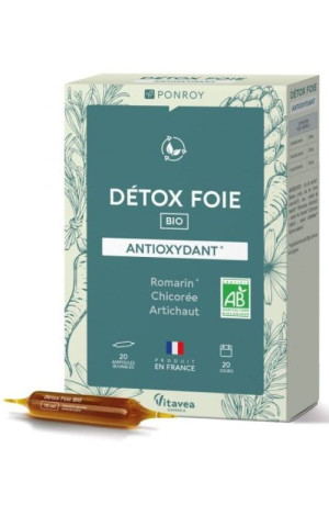 Bioconseils Detox Foie Karczoch i Rozmaryn 20 ampułek Labolatoires Yves Ponroy