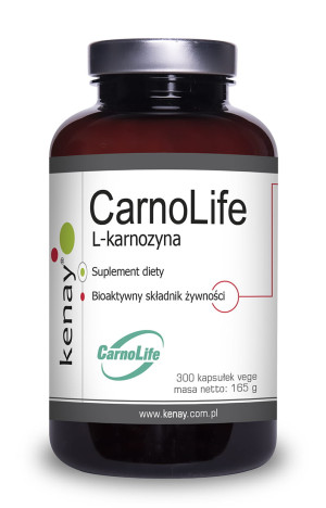 Kenay CarnoLife L-karnozyna - 300 kapsułek