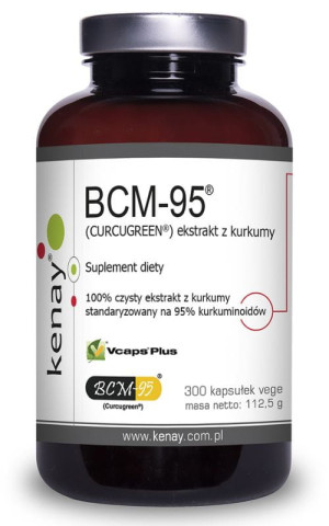 Kenay BCM-95 Kurkuma - ekstrakt (300 kapsułek)
