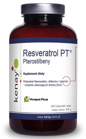 Kenay Resweratrol PT - PTEROSTILBENY (300 kapsułek)