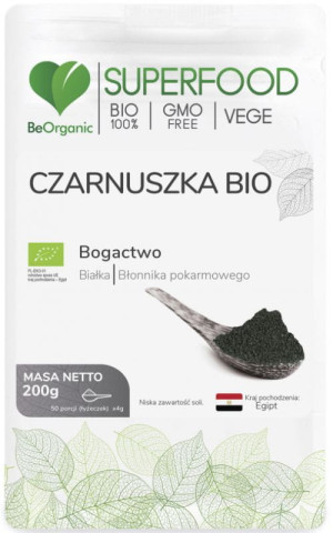 BeOrganic Czarnuszka Bio 200g