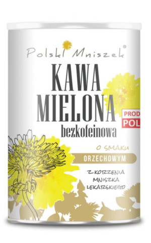 Alternatywa kawy z korzenia mniszka lekarskiego smak orzechowy 150g Polski Mniszek