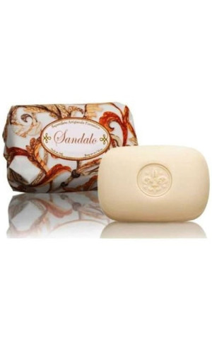 Mydło naturalne włoskie o zapachu DRZEWA SANDAŁOWEGO 200g