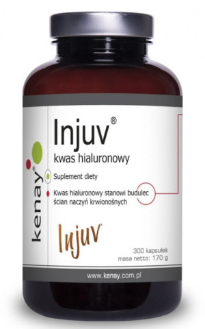 Kenay Injuv Kwas Hialuronowy 300 kapsułek, Soft Gel