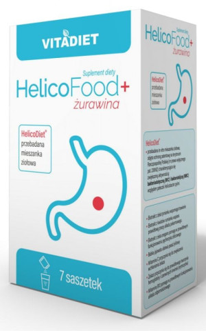 HelicoFood+ żurawina 7 saszetek VitaDiet