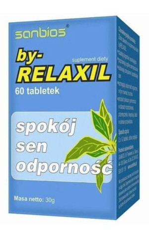 By-Relaxil spokój sen odporność 60 tabletek SANBIOS