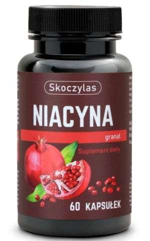 Skoczylas Niacyna z granatem 60 kapsułek