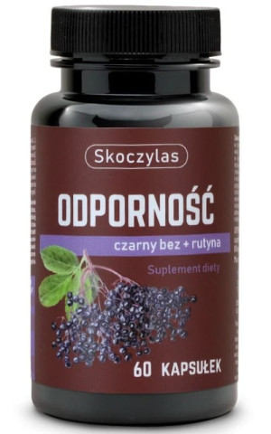 Skoczylas Odporność czarny bez + rutyna 60 kapsułek