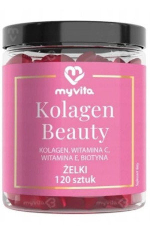 Myvita Żelki naturalne Kolagen Beauty 120 szt