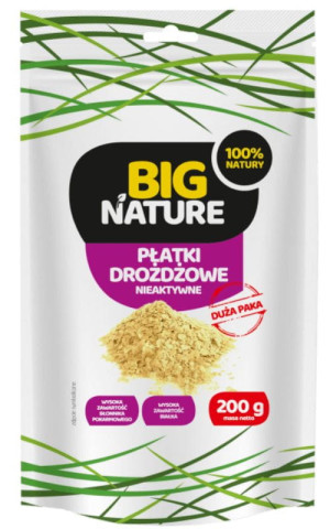 Płatki drożdżowe nieaktywne 200g Big Nature