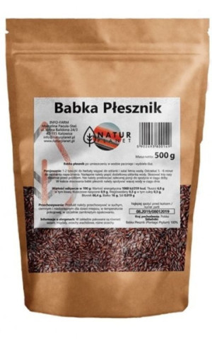 Babka płesznik nasiona 500g Natur Planet