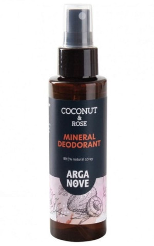Dezodorant mineralny KOKOS I RÓŻA 100ml Arganove