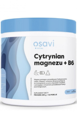 Osavi Cytrynian Magnezu + B6 250g
