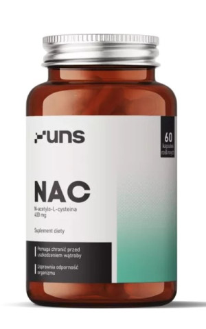 NAC n-acetylo-l-cysteina 400mg, 60 kapsułek UNS