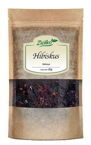 Hibiskus - suszony kwiat hibiskusa 50g Ziółko