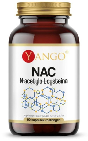 Yango NAC - N-acetylo-L-cysteina 150 mg - 90 kapsułek