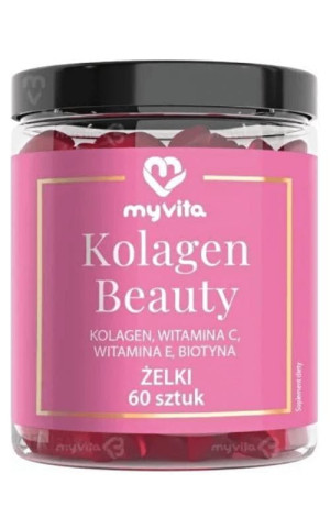 MyVita Żelki naturalne Kolagen Beauty 60 sztuk