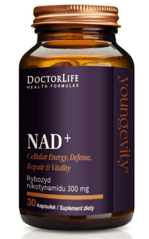 Doctor LIfe NAD+ Rybozyd nykotynamidu 300mg, 30 kapsułek