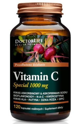 Doctor Life Vitamin C Special 1000mg 120 kapsułek