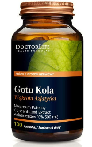 Doctor Life Gotu Kola 350 mg, 100 kapsułek