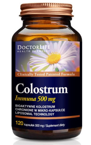 Doctor Life Colostrum Immuna 500mg 120 kapsułek
