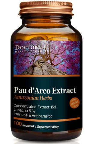 Pau dArco Extract 100 kapsułek Doctor Life