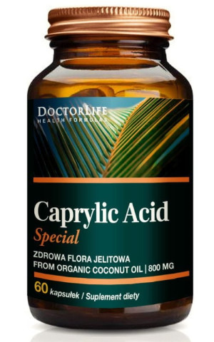 Doctor Life Caprylic Acid Special kwas kaprylowy 800mg 60 kapsułek