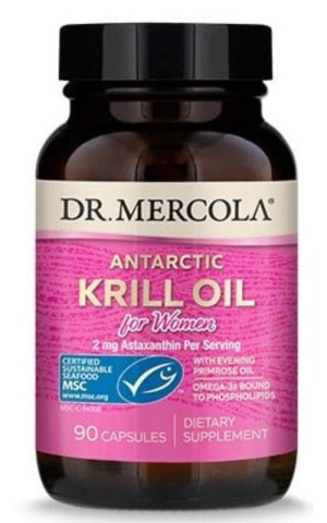 Dr Mercola Olej z kryla dla kobiet - Krill oil for women 90 kapsułek