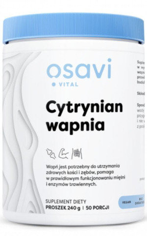Osavi Cytrynian Wapnia 240 gram