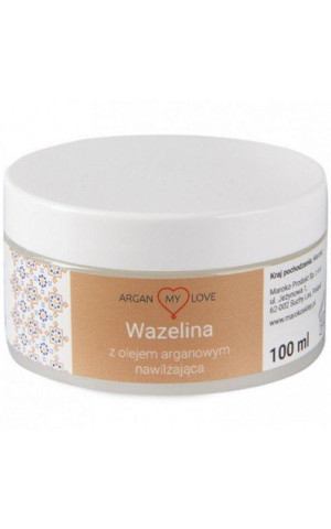 Wazelina nawilżająca z olejem arganowym do twarzy i ciała 100ml