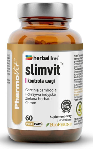 Pharmovit Herballine Slimvit kontrola wagi 60 kapsułek
