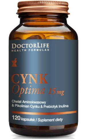 Doctor Life Cynk Optima 15 mg - 120 kapsułek