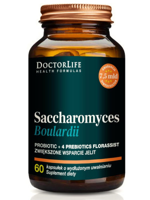 Doctor Life Saccharomyces Boulardii 60 kapsułek