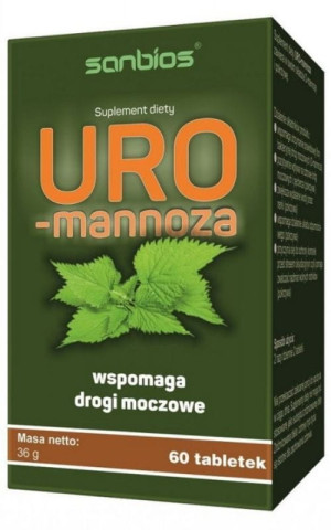 Uro-mannoza 60 tabletek SANBIOS