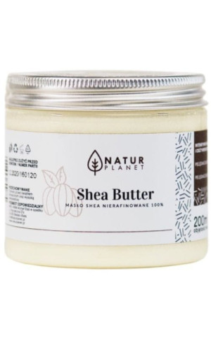Masło Shea Nierafinowane Natur Planet 200ml