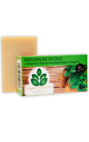 Naturalne mydło z olejami z drzewa herbacianego i oregano 100 g Powrót do Natury