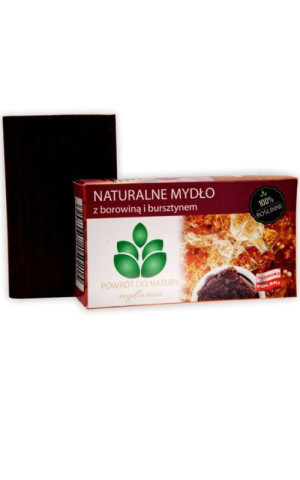 Naturalne mydło z borowiną i bursztynem 100 g Powrót do Natury