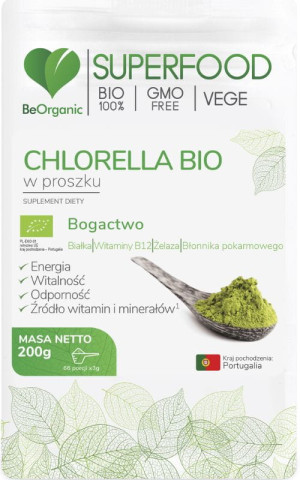 BeOrganic Chlorella BIO 200g
