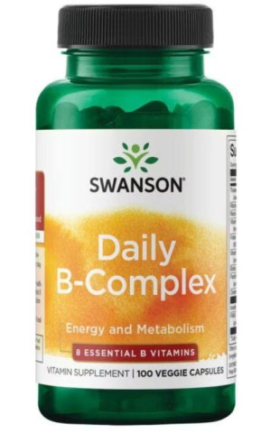Daily B-Complex 100 kapsułek Swanson