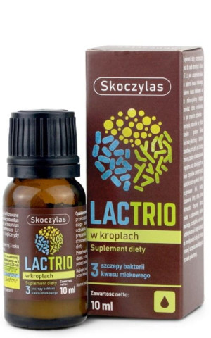 Skoczylas Lactrio, probiotyk w kroplach 10 ml