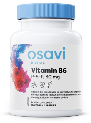 Osavi Vitamin B6 P-5-P 30mg 120 vegan kaps