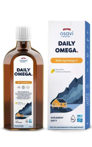 Osavi Daily Omega 1600mg (Marine) Cytryna 250 ml