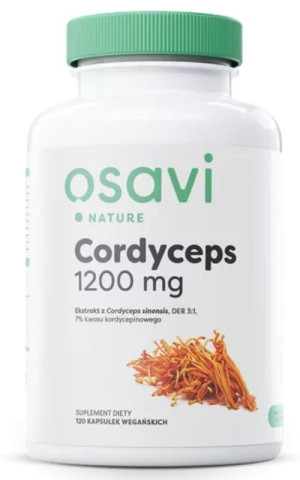 Osavi Cordyceps 1200 mg, 120 kapsułek