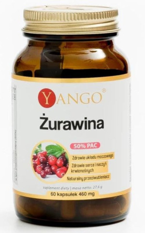 Yango Żurawina ekstrakt (PAC 50%) 60 kapsułek