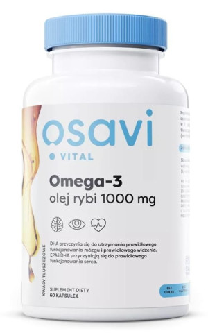 Osavi Omega-3 1000mg 60 kapsułek żelowych